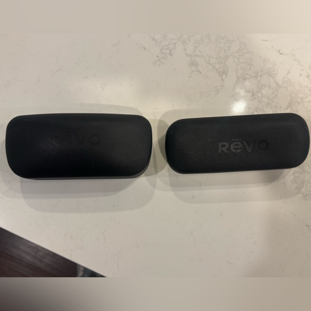 Revo Matte Black Eyewear Cases